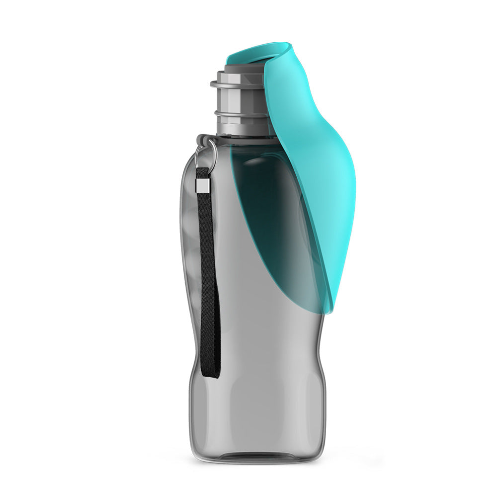 Portable Leaf-Shaped Dog Water Bottle for Outdoors